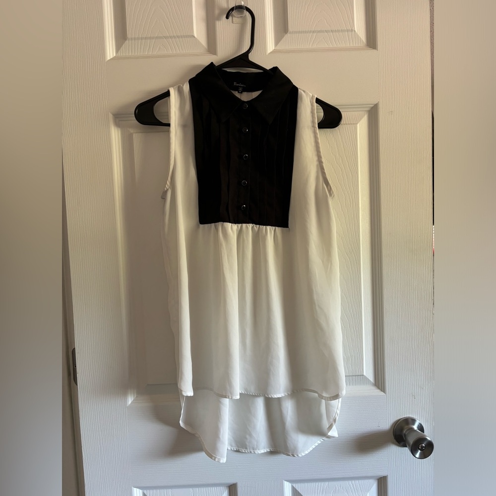Black and white Monteau blouse